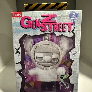 MINISO Disney Stitch Gen Z Street Plush Keychain